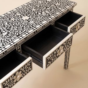 luxury Bone Inlay Console <b>Table</b> Versatile for Living Room Bedroom Hotel and Outdoor Use Other Home <b>Decor</b> <b>Table</b> - Product Image 5
