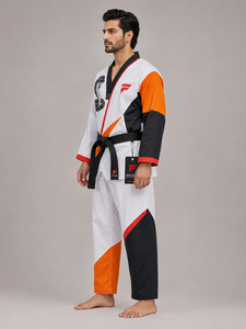 Uniforme de taekwondo avancé avec coutures renforcées, coupe confortable et résistance fiable pour les artistes martiaux compétitifs - Product Image 3