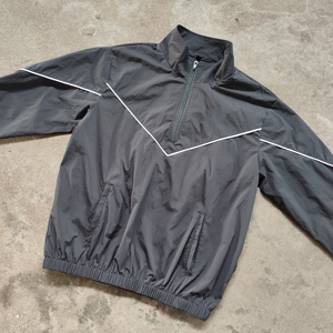 Customizable Waterproof Windproof OEM Custom <b>Mens</b> Streetwear Windbreaker Track Front Zip Reflective Sports <b>Jackets</b> 100% Nylon - Product Image 2