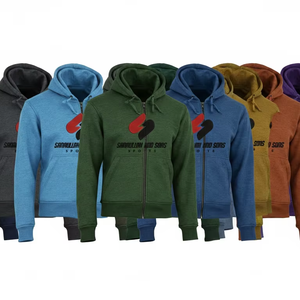Sweat-shirt à capuche zippé pour homme de qualité supérieure, personnalisable, respirant, vêtements de sport décontractés, fournisseur en gros - Product Image 5