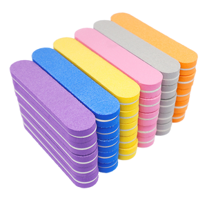 Lima de uñas de doble cara con grano 180, herramienta de manicura reutilizable de papel de lija para el cuidado de las uñas - Product Image 4