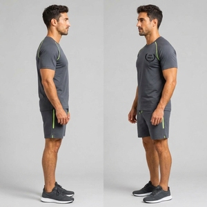 Men <b>Short</b> <b>Set</b> Custom Mens <b>Shorts</b> <b>Set</b> Matching <b>Top</b> <b>and</b> <b>Shorts</b> Breathable Lightweight Fabric Quick Dry Moisture Wicking - Product Image 3
