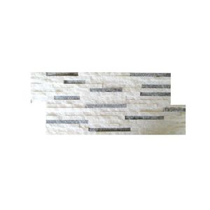 Ledger <b>Marble</b> Stone Tile 16 Rows Split Face Modern Waterproof Exterior Wall Cladding Durable Multi-Color Gray White Beige Black - Product Image 2