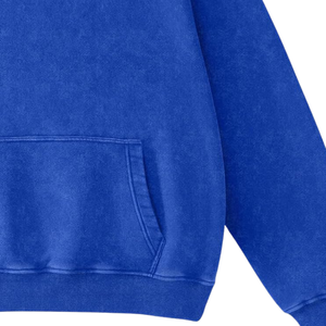 Sweat à capuche zippé bleu roi pour homme, coupe oversize décontractée, en tissu French Terry, avec poches, manches classiques, idéal pour l'automne - Product Image 4