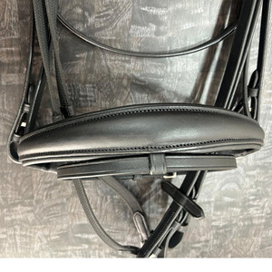 Brida de caballo de cuero de alta calidad para doma, hebillas de acero inoxidable, riendas Web, brida de caballo de cuero indio - Product Image 4