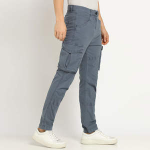 กางเกงคาร์โก้ผู้หญิงลำลองสำหรับกิจกรรมกลางแจ้ง กางเกงหลายกระเป๋า ระบายอากาศได้ดี สวมใส่สบาย แฟชั่นสไตล์ลำลองสำหรับทุกวัน - Product Image 2