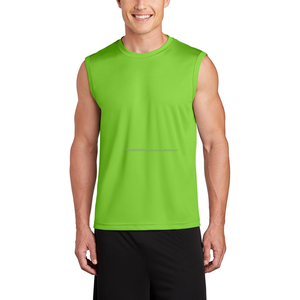 Camiseta Deportiva Personalizada con Logotipo, 100% Poliéster, para Entrenamiento, Gimnasio, Voleibol, Fútbol, Running, Senderismo, Transpirable, Ropa Deportiva, Camiseta sin Mangas para Hombre - Product Image 1