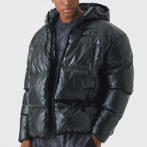 Wholesale Custom <b>Men</b> Puffer Jackets Factory Logo Print Quilted Winter <b>Coats</b> For Clothing Retailers Private Label Bulk B2B Supply - Product Image 2