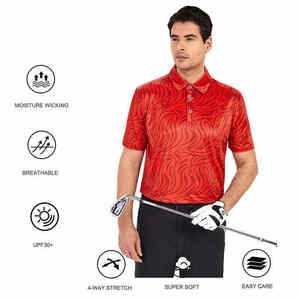 Chemises décontractées pour hommes 100% coton tricoté avec logo personnalisé sur le devant, couleur unie, respirantes, nouvelle collection très vendue - Product Image 1