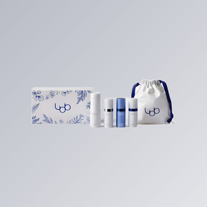 Kit de voyage LBB pour la douche : Tonique 20ml / Crème 10ml / Nettoyant moussant 10ml / Sérum 10ml / Pochette 130 x 150mm - Product Image 5