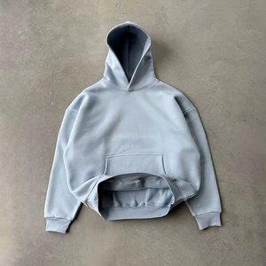 Sweat à capuche streetwear personnalisé artisanal de haute qualité pour homme, longueur intégrale, en molleton 100 % coton écologique, avec cordon de serrage, couleur variée - Product Image 6