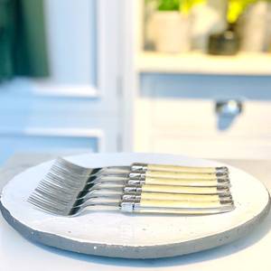 Elegante Juego de Tenedores de Metal Plateado, Vajilla de Lujo para Mesa de Comedor, para Hotel o Restaurante - Product Image 1