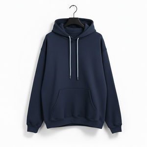 <b>Men</b>’s Custom Logo <b>Hoodie</b> 500gsm Cotton French Terry Pullover Oversized Streetwear Hoodies Wholesale Supply - Product Image 3