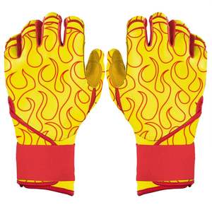 ถุงมือตีเบสบอลหนังคุณภาพสูงสำหรับผู้ใหญ่ ดีไซน์ใหม่พร้อมข้อมือยาว ถุงมือตีเบสบอลคุณภาพสูงแบบอเมริกันสำหรับผู้ใหญ่ - Product Image 6