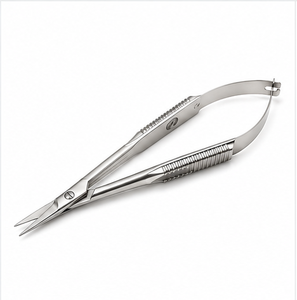 Ciseaux à ressort droits Rolleo en acier inoxydable à pointe fine, instrument microchirurgical pour la chirurgie générale - Product Image 4