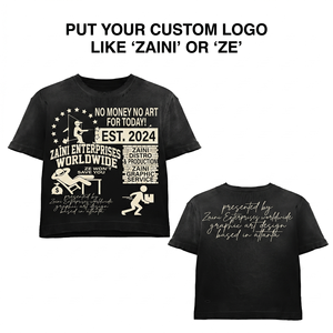 เสื้อครอปท็อป ZAINI สำหรับผู้ชาย ชุดเซ็ตเสื้อแจ็คเก็ตกันลมพรีเมียม 130 GSM ผ้าฝ้ายแท้ 100% ทัสลอน สีพื้น เป็นมิตรกับสิ่งแวดล้อม ทรงโอเวอร์ไซส์ รับผลิตแบบ OEM ODM รุ่น ZI-031 สไตล์ลำลอง - Product Image 1