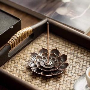 Lotus Shape <b>Incense</b> <b>Holder</b> with <b>Stick</b> Tray Detachable <b>Incense</b> Burner <b>for</b> Home Decor Meditation Yoga Relaxation - Product Image 3