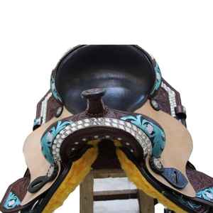 Sillas de Montar de Cuero Genuino de Alta Calidad Estilo Occidental para Doma Clásica |   Varios Tamaños para Montar a Caballo |   Silla de Montar Inglesa para Doma Clásica - Product Image 2