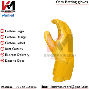 Guantes de Bateo de Béisbol Profesionales, Material de Cuero Reforzado en la Palma, Ligeros, Cómodos, Duraderos y Ajustables - Product Image 5