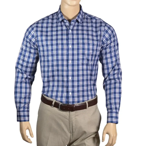 Camisa de Vestir Formal de Lujo para Hombre, Mezcla de Algodón, Manga Larga, Cuello Clásico, Cierre de Botones, Camisa de Negocios Cómoda y Suave - Product Image 6