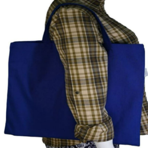 Sac fourre-tout en toile de coton 100% biologique, grande capacité, haute qualité, multifonctionnel, design tendance, réutilisable, sac de shopping pour femmes - Product Image 2