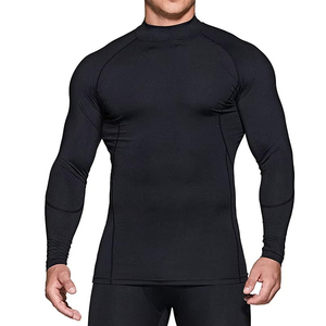 Design Your Own Logo Man <b>Long</b> <b>Sleeve</b> <b>Compression</b> <b>Shirts</b> for Quick Dry Sports Gym Fitness Wear Under Base Layer High Quality - Product Image 4