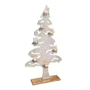 Traditional Metal <b>Christmas</b> Tealight Candle Stand for Classic Holiday Decor Festive <b>Table</b> <b>Centerpieces</b> and Seasonal Celebrations - Product Image 1