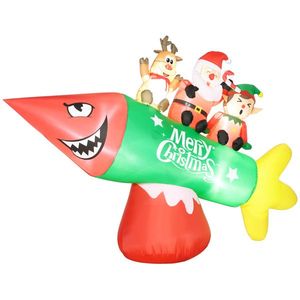 Christmas Snowman <b>Inflatable</b> Outdoor Holiday Yard Decorations Festive Christmas Decor for Your Home or <b>Garden</b> - Product Image 4