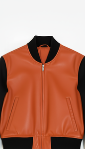 เสื้อแจ็คเก็ตวาร์ซิตี้ผู้ชายสไตล์ Letterman ลำลอง สตรีทแวร์ น้ำหนักเบา สวมใส่สบาย ดีไซน์แบบเสื้อเบสบอล - Product Image 5