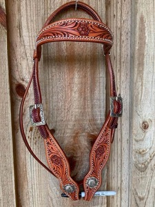 Ensemble de têtière, collier de poitrail et rênes en cuir véritable pour selle western, confortable, haute qualité, personnalisable, vente en gros pour chevaux - Product Image 3