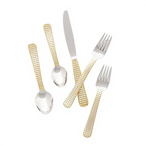 Ensemble de couverts réutilisables en acier inoxydable tendance Couverts en métal utiles avec couvercle pour la décoration de la salle à manger et de la table Ménage Essentiel - Product Image 2