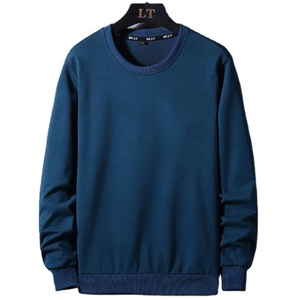 Sweat-shirt de couleur unie pour hommes de meilleure qualité 100% coton tissé pour printemps automne Street Wear - Product Image 2