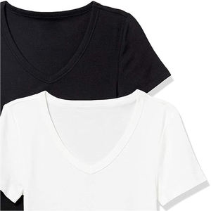 เสื้อยืดสตรีเสื้อยืดสีพื้น - Product Image 5