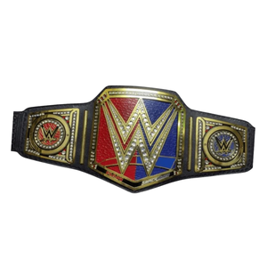 Cinturón de Campeonato WWE Personalizable de Alta Calidad, Cinturón Deportivo Rojo y Azul, Cinturón de Título Personalizado, Edición de Coleccionista - Product Image 6