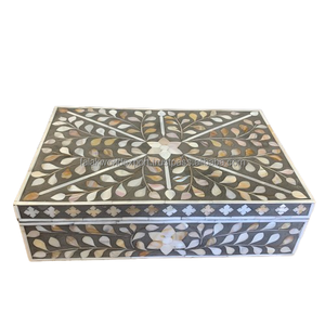 Meilleure vente de boîte de rangement en nacre boîte à bijoux couleur et forme personnalisées de l'Inde prix de gros par FWE - Product Image 3