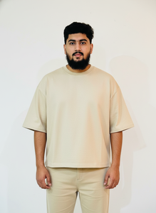 เสื้อยืดคอกลมทรงโอเวอร์ไซส์ ตัดเย็บแบบ Boxy Fit ไหล่ตก ตัดสั้น สไตล์สตรีทแวร์ รับทำโลโก้ตามสั่ง ขายส่ง - Product Image 6