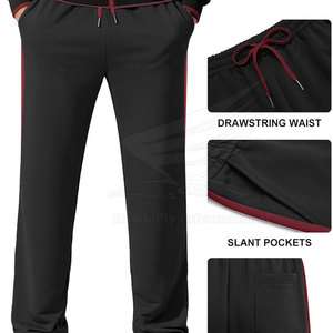 Survêtement zippé pour homme, décontracté, hiver, uni, 100% coton, léger, confortable, adapté à une utilisation toute la journée, personnalisable - Product Image 4