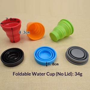 Gobelet pliable en silicone résistant à la chaleur, pour les voyages d'affaires, utilisation portable, bouteille d'eau pliable en silicone pour les sorties en plein air - Product Image 5