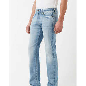 Vaqueros de mezclilla rasgados personalizados para hombre, estilo streetwear, corte ajustado, elásticos, lavados a la piedra, de cintura alta - Product Image 4