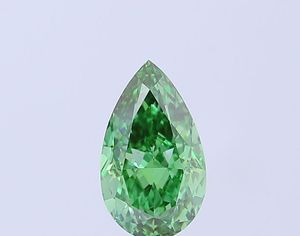 Diamante Verde Corte Pera de 1.00 - 1.10 CTS con Brillo, Claridad VVS2 VS1, Certificado IGI, Diamante Cultivado en Laboratorio para Joyería - Product Image 2