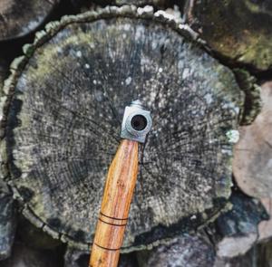 STEEL CRAFT INTERNATIONAL Hacha de martillo de acero de Damasco forjado a mano con espiga completa de 19 pulgadas y mango de madera, grado DIY, ODM, 1 año de garantía - Product Image 4