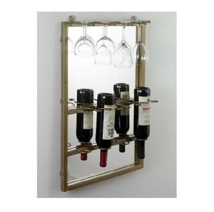 Estante de Vino Decorativo de Aluminio Dorado para Mesa Redonda, Estante de Vino Tradicional de Aluminio para Cocina y Hogar - Product Image 5