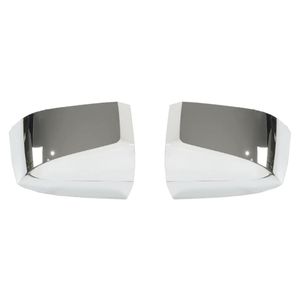 Cubiertas Cromadas para Espejos Retrovisores de Volvo VNL 2000-2015, Compatibles con un Par para el Lado Derecho/Pasajero y el Lado Izquierdo/Conductor - Product Image 1