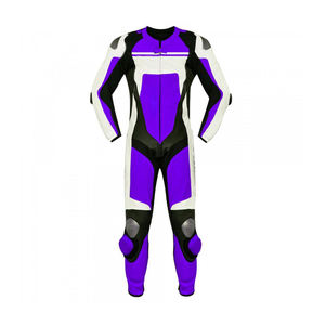 Combinaison de moto en cuir de vachette respirant de haute qualité, vêtements de course automobile en cuir véritable, coupe-vent, imperméable, ensembles personnalisables - Product Image 3