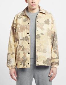 Custom Design <b>Men's</b> Coaches Quilted <b>Rain</b> Jacket Windbreaker Hip Hop Front Logo Eco-Friendly Breathable Autumn Unisex Canvas - Product Image 4