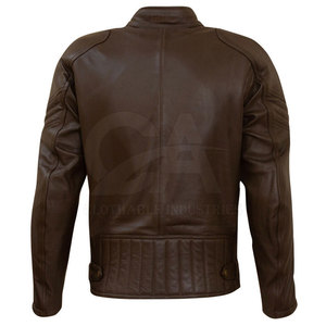 Veste de moto en cuir pour homme, modèle 2026, vente en gros, haute qualité, personnalisée, tendance et élégante, pour la course - Product Image 2