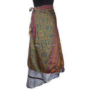 Nuevo Pareo de Seda Vintage Mágico de 36 Pulgadas de Largo, Falda Envolvente Tipo Tubo, Falda Envolvente de Seda Vintage Mágica Reversible de 38 Pulgadas para Mujer, Estilo Boho - Product Image 3