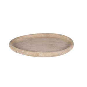 Bandeja Decorativa de Mármol Travertino de Lujo con Acabado Natural Suave para un Estilo Moderno y una Decoración Elegante - Product Image 1
