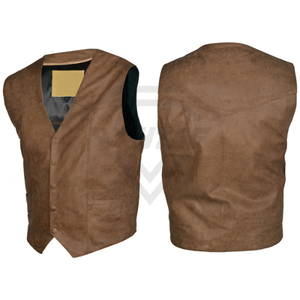 Nouveauté : Gilet en cuir pour homme, fabrication en usine, respirant, avec design personnalisé, service OEM - Product Image 3