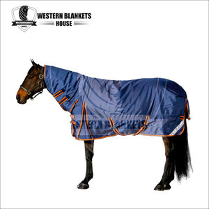 Couverture d'extérieur imperméable pour cheval, modèle standard, en tissu Ripstop 600D à carreaux, idéale pour l'hiver, par le fabricant Best. - Product Image 2